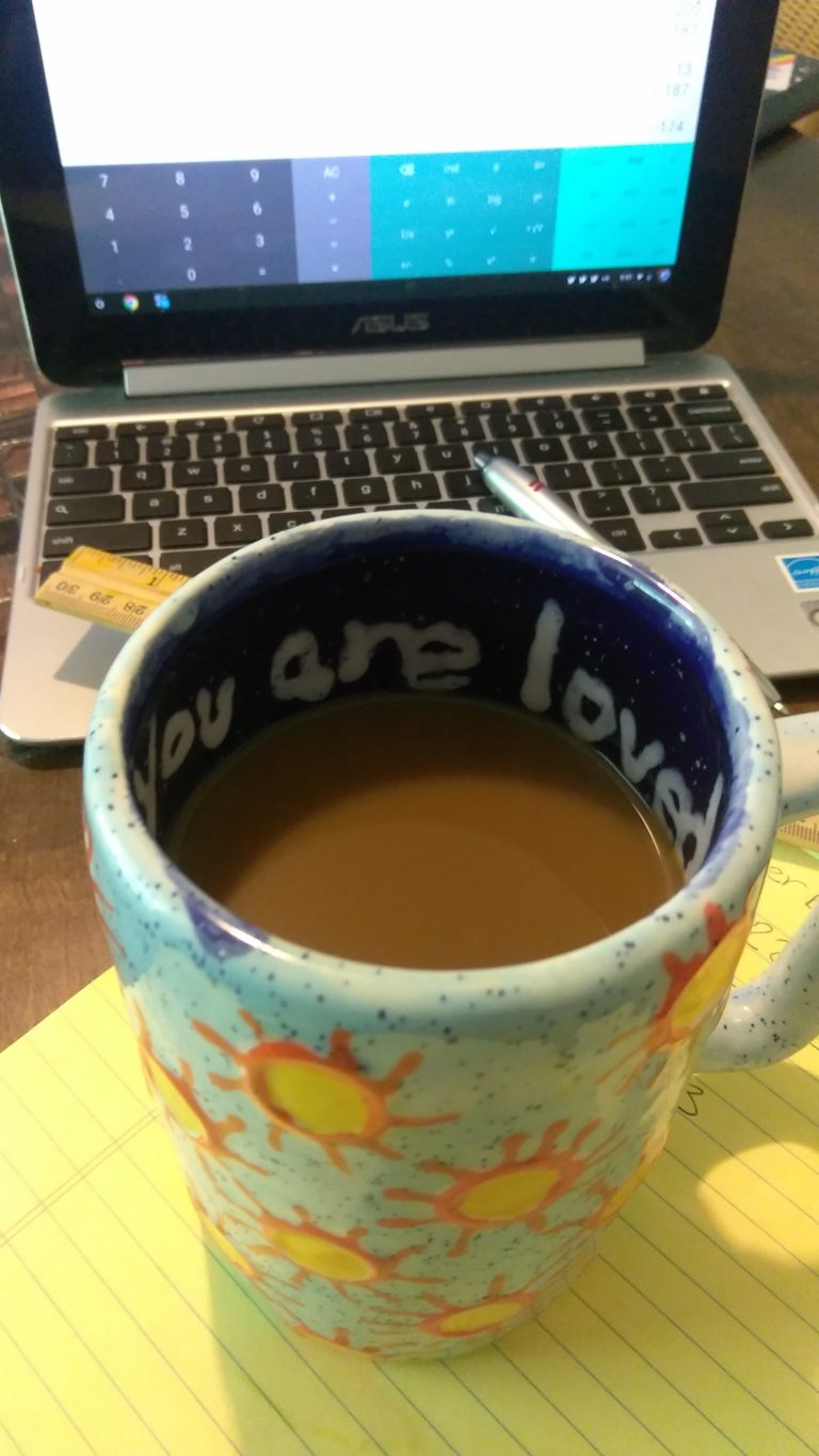 Saturday Morning – Math, Coffee and Love