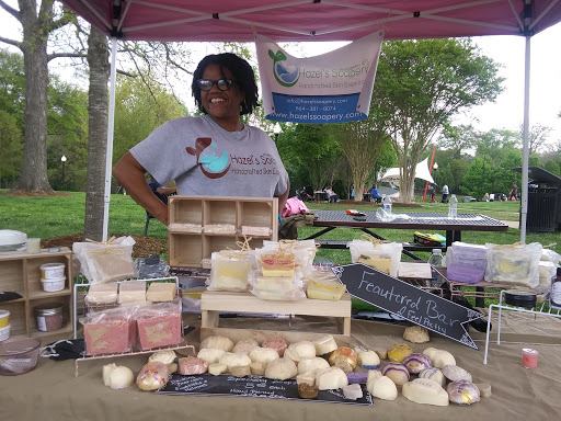 Hazels Soapery at a Show 2019