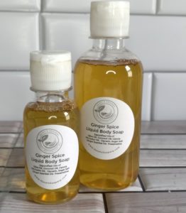 Ginger SPice Vegan Friendly All Natural Liquid Soap