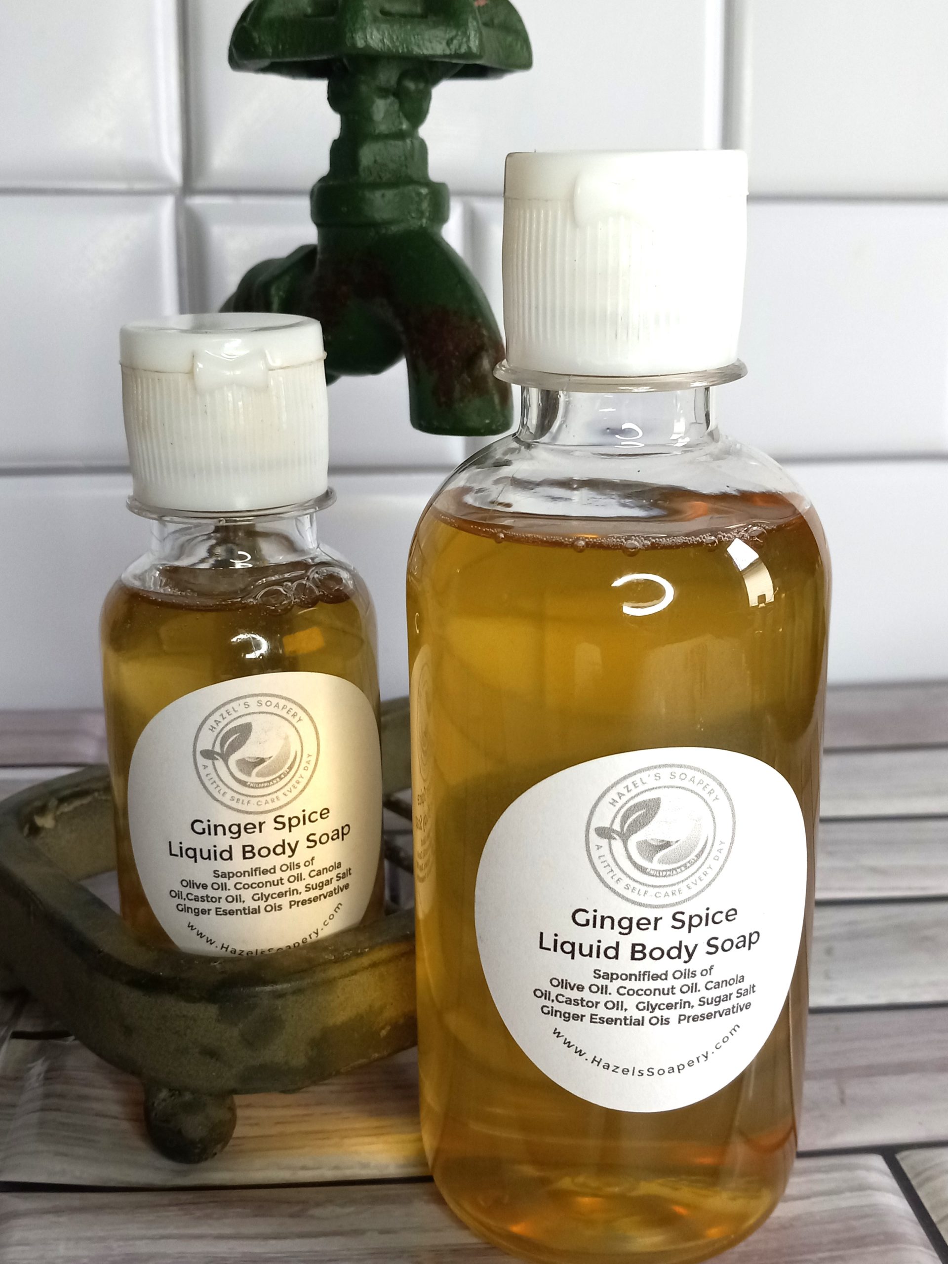 Hazels Soapery Ginger Spice Liquid Soap