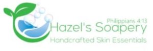 Hazel's Soapery Green and Blue Logo