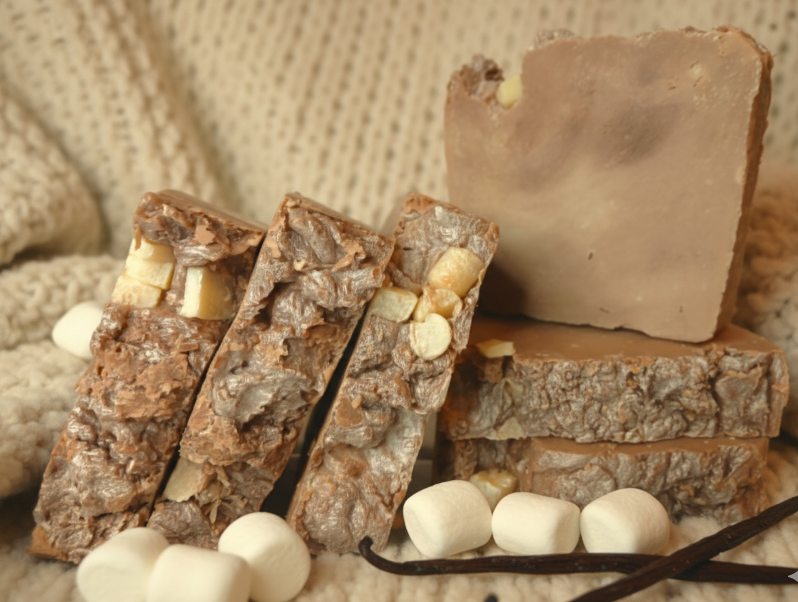 Mellow Vanilla Marshmallow Soap, Hazel's Soapery