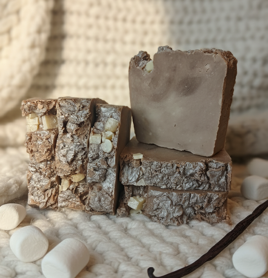 Mellow Vanilla Marshmallow Soap Bar - Image 4